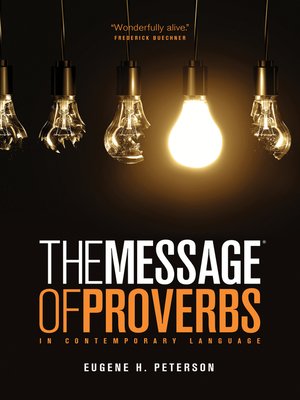 cover image of The Message The Book of Proverbs